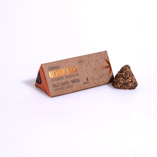 Incienso Triangular de Palo Santo y Mirra