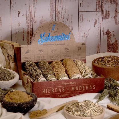 Sahumitos Surtido (Hierbas - Maderas)